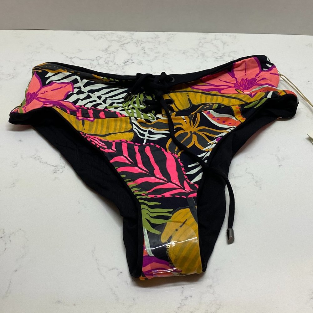 NWT Maaji Lace-up High Rise Bikini Bottom Swimsuit